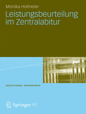 cover image of Leistungsbeurteilung im Zentralabitur